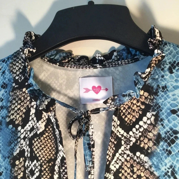 Buddy Love Teddy Python Print Tunic/Mini Dress - Picture 6 of 9